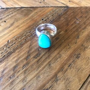 Turquoise and Silver Ring